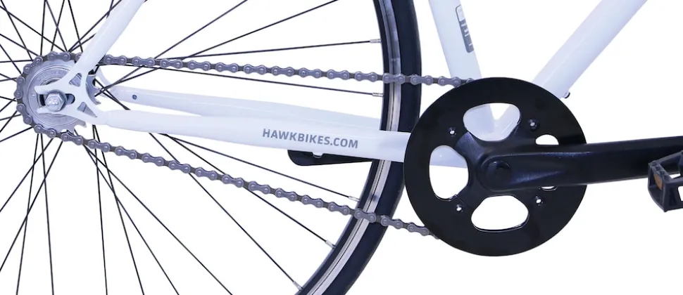 Hawk Vintage Singlespeed Renn-Fitness Herren 28 Zoll 48 cm Diamant - Blau