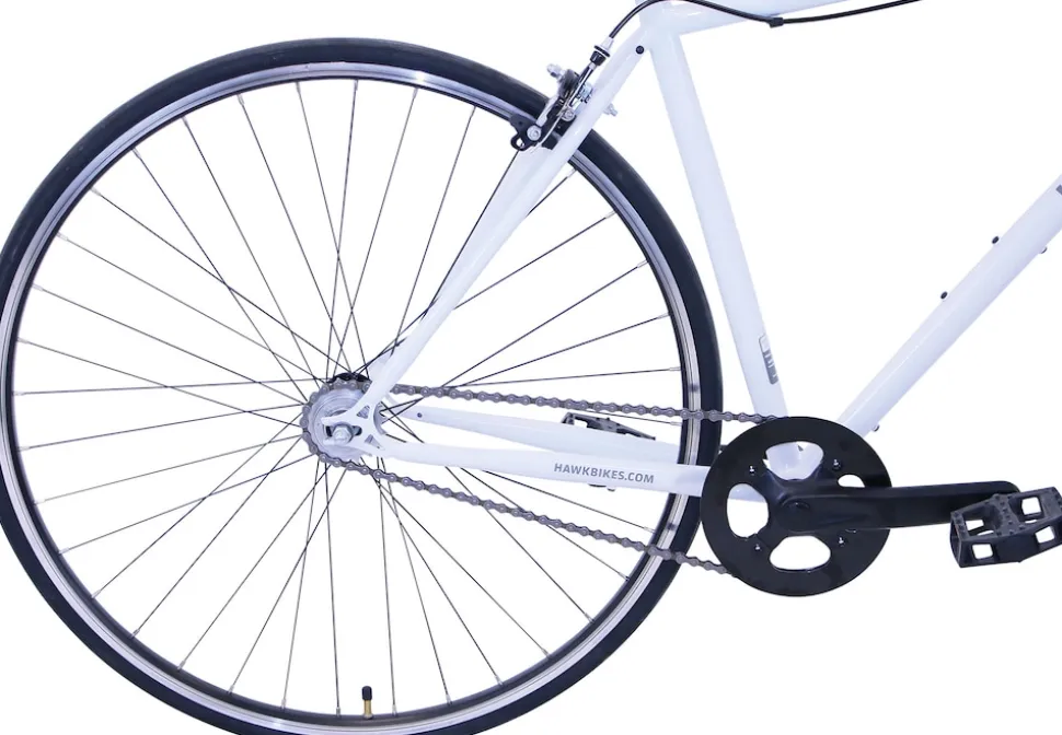 Hawk Vintage Singlespeed Renn-Fitness Herren 28 Zoll 48 cm Diamant - Blau