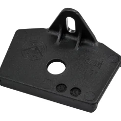 Hebie GFK Adapterplatte für Mittelbauständer Fahrradständer Montage Adapter Ständer Ständerplatte Platte universal