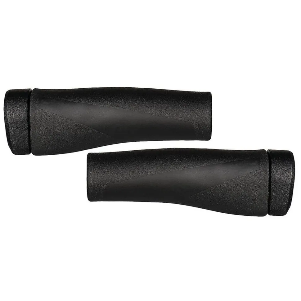 Herrmans Clik DD37BR Griffe 123 125 mm 22,2 mm Fahrradgriffe Grips Lenkergriffe ergonomisch Set rechts links