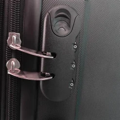 HOME DELUXE Reisekoffer Set VAYA – 3-teilig, Schwarz