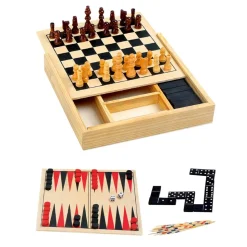 HTI-Living Gesellschaftsspiel 4 in 1