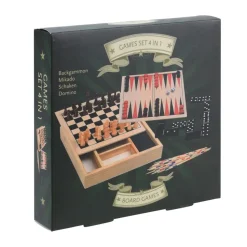 HTI-Living Gesellschaftsspiel 4 in 1