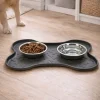 HTI-Living Tier-Futternapf, 2er Set Knochen