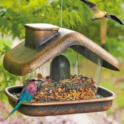 HTI-Living Vogelfutterhaus Nessa Metallic Gold