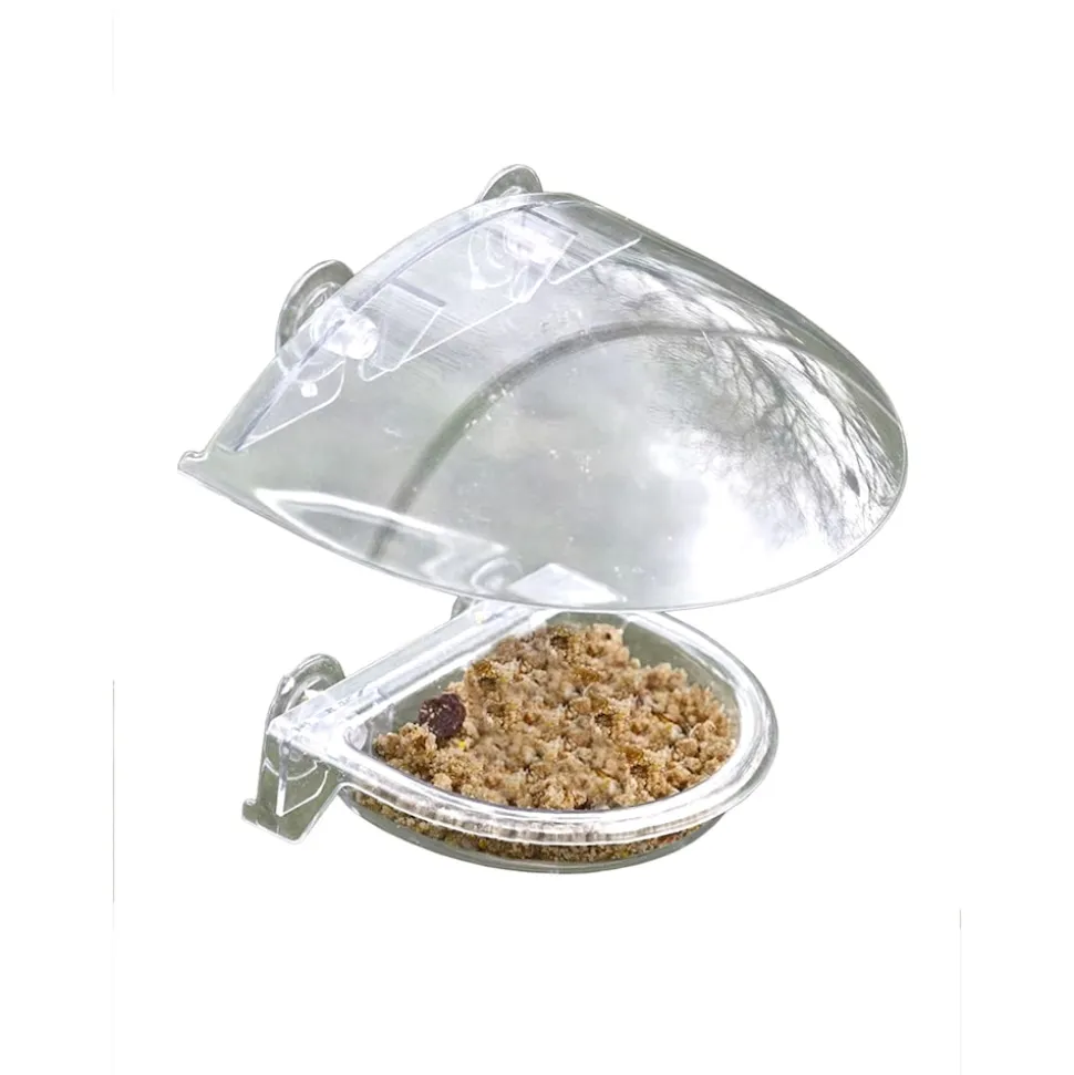 HTI-Living Vogelfutterhaus Nessa transparent 2-teilig