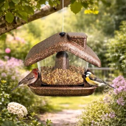 HTI-Living Vogelfutterhaus Nessa Metallic Gold