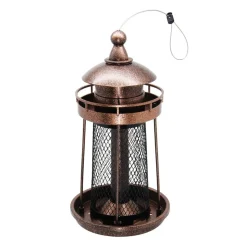 HTI-Living Vogelfutterspender Nessa Leuchtturm Metallic Gold