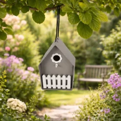 HTI-Living Vogelhaus Nessa Grau