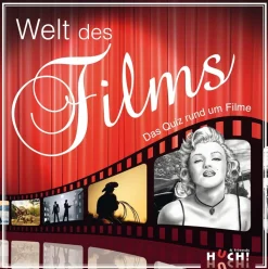 Huch! - Quizspiel - Welt des Films Gesellschaftsspiel Familienspiel Brettspiel Filme Quiz Kino Film