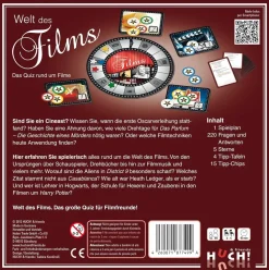 Huch! - Quizspiel - Welt des Films Gesellschaftsspiel Familienspiel Brettspiel Filme Quiz Kino Film