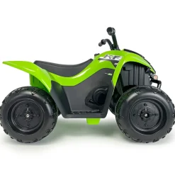 INJUSA Kawasaki KFX90 ATV 12V Elektroquad für Kinder ab 2 Jahren - batteriebetriebenes Quad mit Vorwärts- & Rückwärtsgang