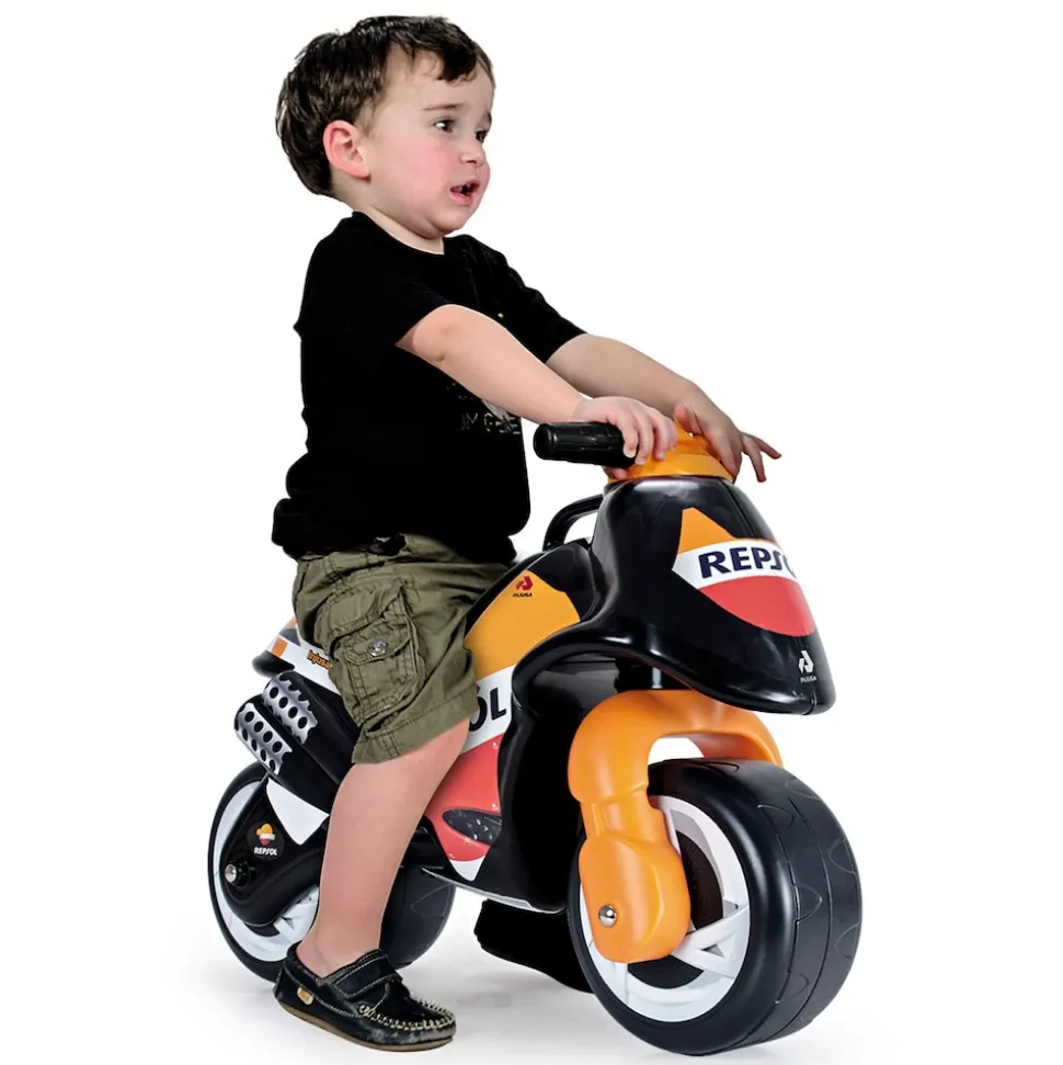 INJUSA Neox Repsol Motorrad Laufrad ab 18 Monate bis 3 Jahre Kindermotorrad Rutscherfahrzeug