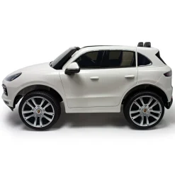 INJUSA Porsche Cayenne 12V Elektroauto für Kinder ab 3 Jahren – Elegantes SUV-Spielzeugauto mit Fernbedienung, Licht & Sound