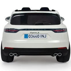 INJUSA Porsche Cayenne 12V Elektroauto für Kinder ab 3 Jahren – Elegantes SUV-Spielzeugauto mit Fernbedienung, Licht & Sound