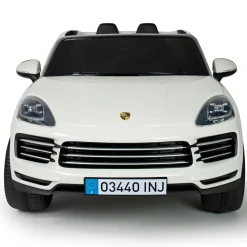 INJUSA Porsche Cayenne 12V Elektroauto für Kinder ab 3 Jahren – Elegantes SUV-Spielzeugauto mit Fernbedienung, Licht & Sound
