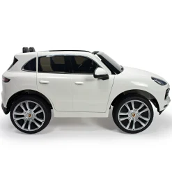 INJUSA Porsche Cayenne 12V Elektroauto für Kinder ab 3 Jahren – Elegantes SUV-Spielzeugauto mit Fernbedienung, Licht & Sound