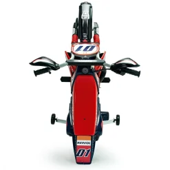 INJUSA Repsol Elektromotorrad für Kinder ab 3 Jahren – Offizielles Racing-Design - Elektrofahrzeug mit Stützrädern & Gaspedal