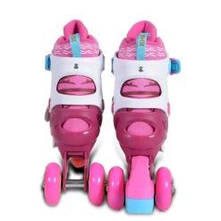 Inliner Kinder Trina 3 in 1, Größe S 30-33 verstellbar, PU Rollen, 608ZB Lager
