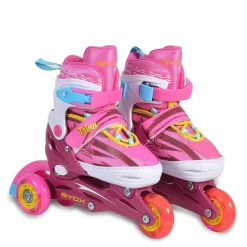 Inliner Kinder Trina 3 in 1, Größe S 30-33 verstellbar, PU Rollen, 608ZB Lager
