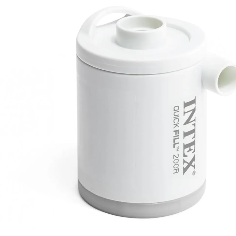 INTEX Akku Luftpumpe QuickFill USB200R kompakt wiederaufladbar Camping Zubehör