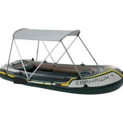 INTEX 68600 - Boots-Überdachung (160x142cm) Dach Schlauchboot Sonnenschutz