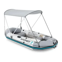 INTEX 68600 - Boots-Überdachung (160x142cm) Dach Schlauchboot Sonnenschutz