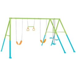 INTEX 44130 - 4er Schaukel-Set (467x254x211cm) Schaukel Stahlgerüst