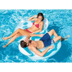 INTEX 56800EU Double Pillow-Back Lounge Schwimmring 198x117cm Zweisitzer