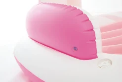 INTEX 57804EU - Luftmatratze - Pink Paradise Boat (244x97x114cm) mit Haltegriffen und Getränkehaltern
