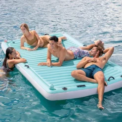 INTEX 56289EU - Luftmatratze - Water Lounge (310x183x18cm) groß, bis 400kg belastbar, 4 Personen
