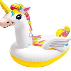 INTEX 57291EU - Mega Unicorn Island XXL Schwimmtier 287x193x165cm Pool Einhorn