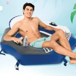 INTEX 58854EU - Schwimmring - River Run Connect (130x126cm) Floater Poolsessel
