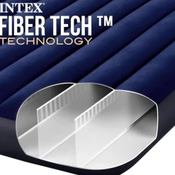 INTEX Luftbett DuraBeam Classic Queen 152x203 cm mit Pumpe & Kissen Set