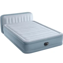 INTEX 64450ND Luftbett DuraBeam Headboard Queen 236x152x86cm mit Pumpe Gästebett