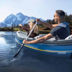 INTEX 68389N Kajak Wyoming C2 2-Personen Schlauchboot 302x89x53cm inkl. Paddel