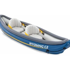 INTEX 68389N Kajak Wyoming C2 2-Personen Schlauchboot 302x89x53cm inkl. Paddel