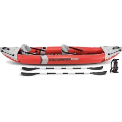 INTEX 68309NP - Boot - Excursion Pro Kayak K2 Set (inkl. Alu-Paddel + Pumpe)
