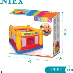 INTEX 48260NP - Jump-O-Lene - Playhouse (174x174x112) Hüpfburg Spielhaus Kinder