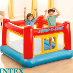 INTEX 48260NP - Jump-O-Lene - Playhouse (174x174x112) Hüpfburg Spielhaus Kinder