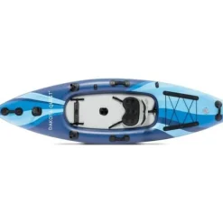 INTEX 68245NP Kajak Dakota Quest aufblasbar Sit On Top 160kg Zubehör Set Kayak