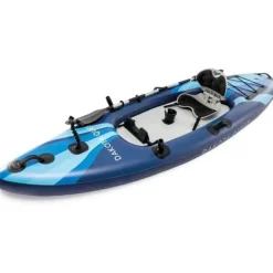 INTEX 68245NP Kajak Dakota Quest aufblasbar Sit On Top 160kg Zubehör Set Kayak