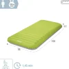 INTEX 64097NP - Luftbett - Dura-Beam Truaire inkl. USB-Luftpumpe (grün, 76x191x17cm) Luftmatratze Campingbett