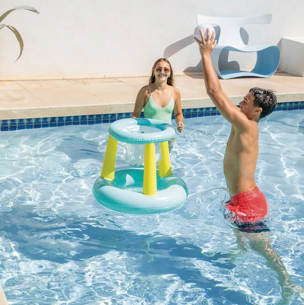 INTEX 56500NP Poolspiel Basketball Mega Floating Hoop Spielzeug Kinder