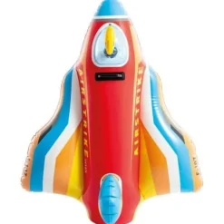 INTEX 57531NP Ride-On Jet Fighter Wasserspielzeug mit Wasserspritzer 117x104cm rot