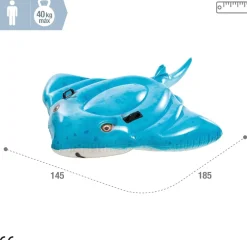 INTEX 57576NP - Schwimmtier - Stachelrochen (185x145cm) Stingray Ride-On