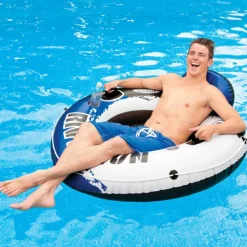 Intex Schwimmring River Run 1 58825EU mit Netzboden Rückenlehne Becherhalter
