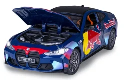 JAMARA BMW M4 Diecast 1:24 blau inkl. Knopfzellen