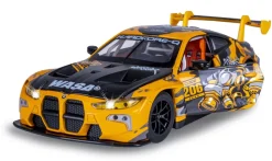 JAMARA BMW M4 GT3 Diecast 1:24 gelb inkl. Knopfzellen