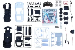 JAMARA BMW M8 GTE 1:18 weiß 2,4GHz Bausatz